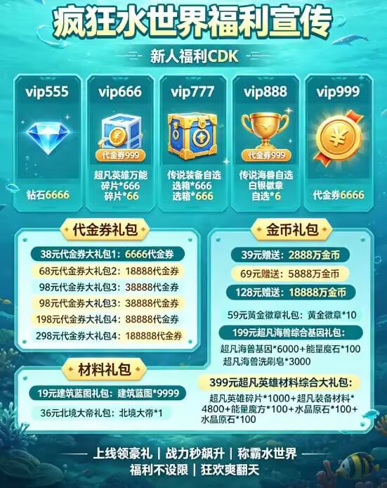 疯狂水世界S7游戏详情福利 1