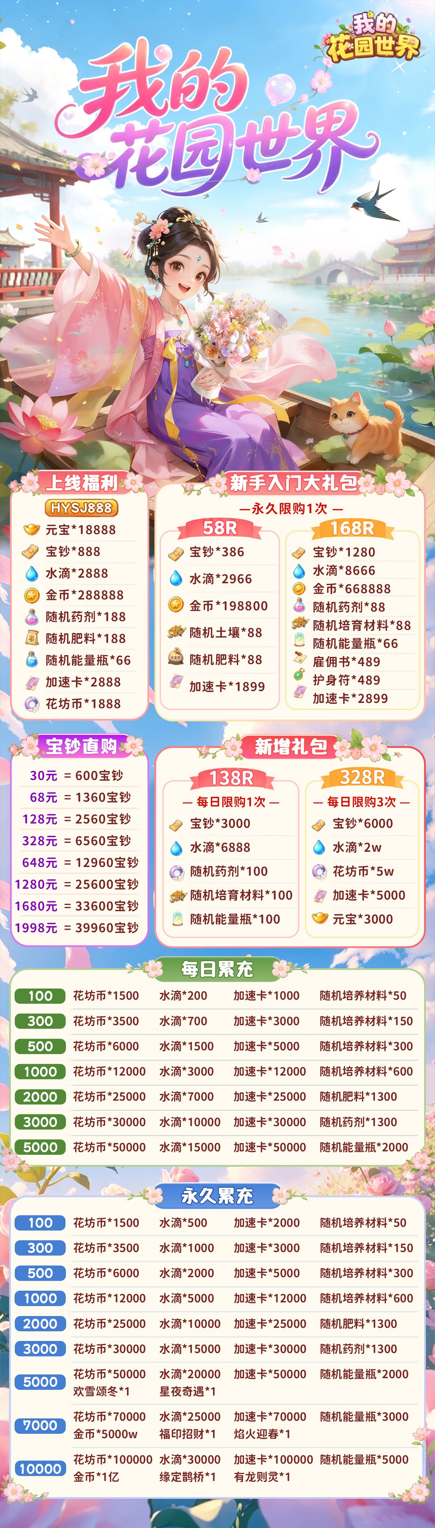 我的花园世界游戏详情福利 1